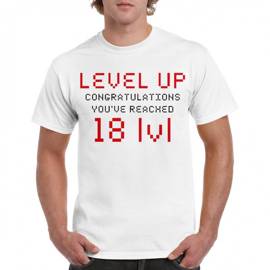 18 lvl - koszulka na 18 urodziny