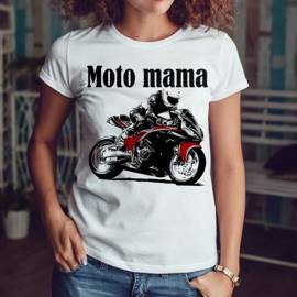 Moto mama - koszulka damska