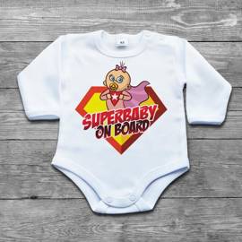 Superbaby - dziewczynka - body niemowlęce