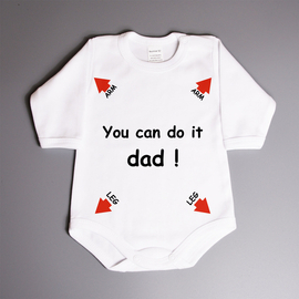 You can do it dad - body niemowlęce