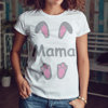 Mama - wielkanocny zajączek - koszulka damska